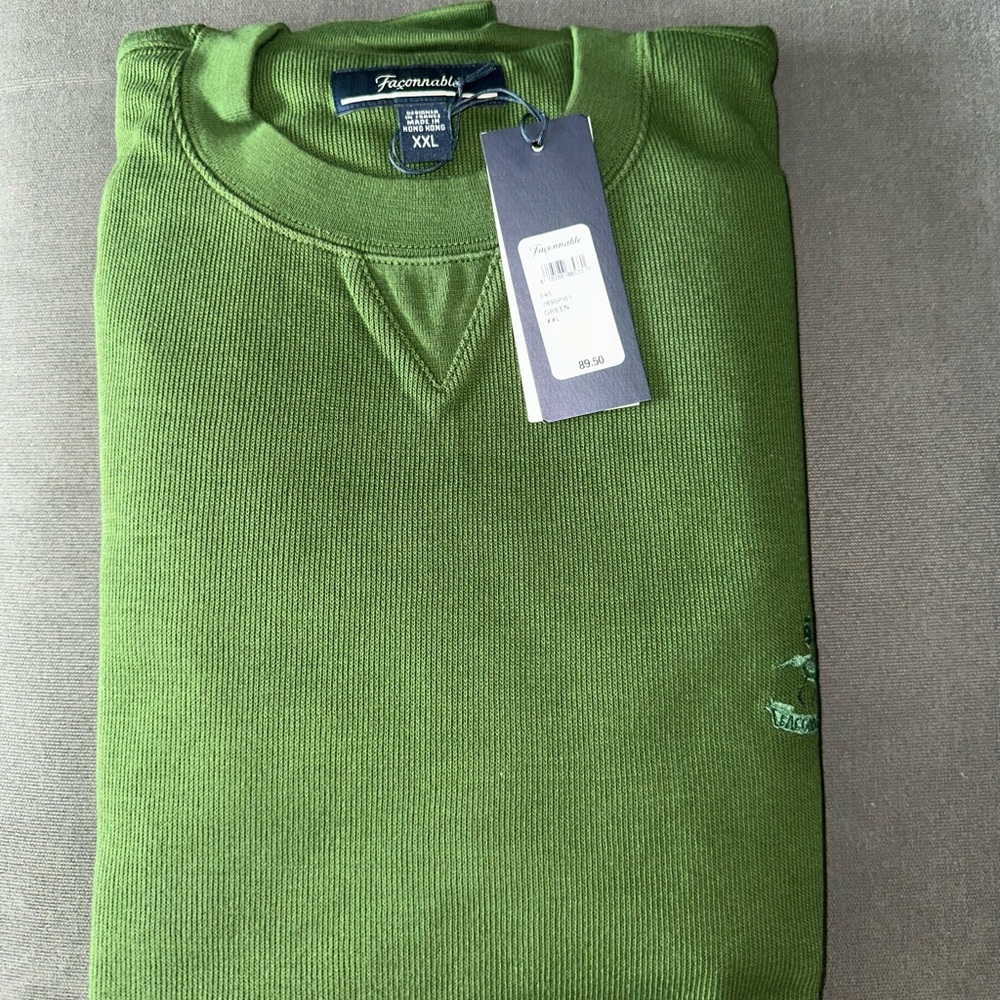 MULTIPLE Faconnable Sweaters XL-XXL New & Paul Stewart Used Like New XL